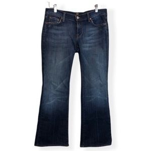 7 For All Mankind Flare Blue Denim Jeans